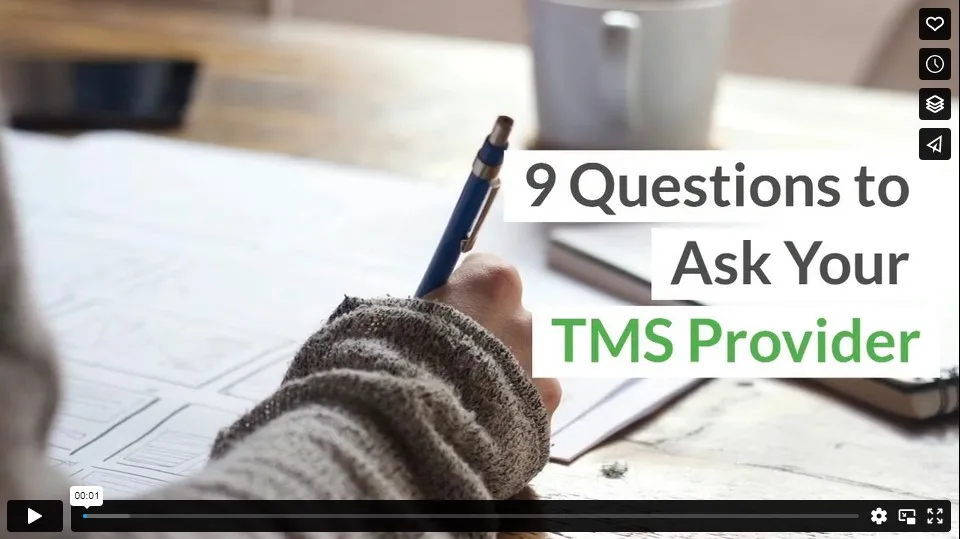 9 Questions to Ask Your TMS Provider